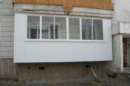 Проектирование нового балкона на 1-м этаже жилого дома Томск мкр.Солнечный